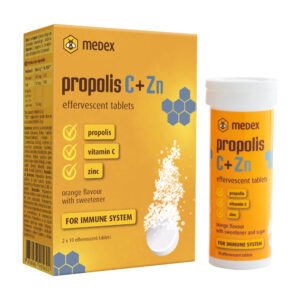 أقراص Medex Propolis C + Zn ، 20 قطعة