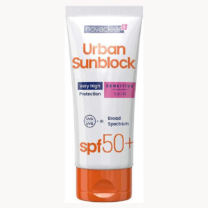 Novaclear Urban Sunblock للبشرة الحساسة بعامل حماية من الشمس 50+ - خالٍ من العطر 40 مل
