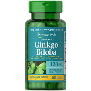 Puritan'S Pride Ginkgo Biloba 120mg ، 100 كبسولة