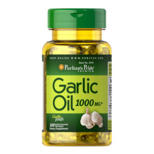 Puritan's Pride Garlic Oil 1000 مجم 100 كبسولة هلامية