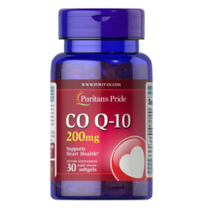 Puritans Pride Co Q10 200mg Softgels، 30 Pieces