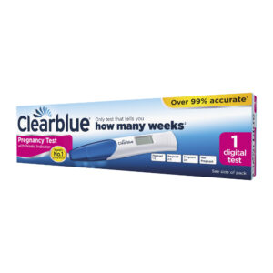 اختبار الحمل Clearblue Digital المزود بمؤشر الحمل (فردي)