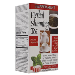 21st Century Vitamins Herbal Slimming Tea - Mint 24 Sachets