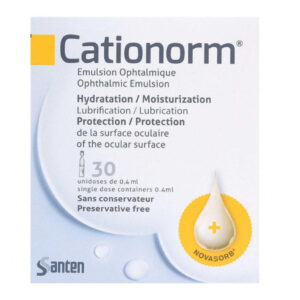 Cationorm eye drops 0.4 ml 30 pieces